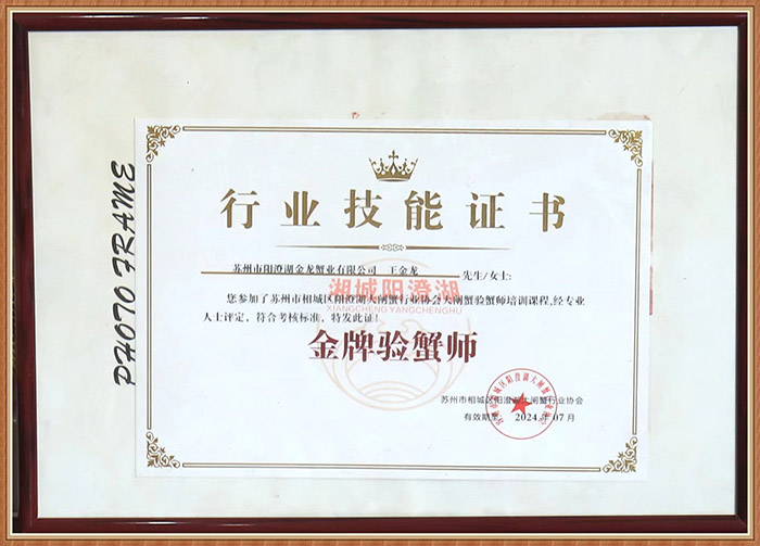 行業(yè)技能證書